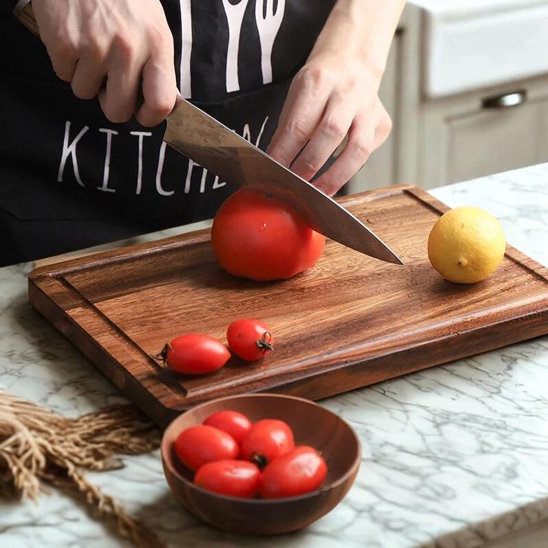 LycoWorks Acacia Wood Cutting Board - Thumbnail 5