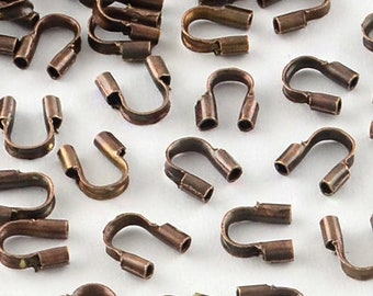 Wire Guardians in multiple finishes Brass 4mm Antique Copper Antique Bronze Brass Silver