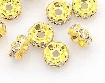 Flat Round Shape 5x3x1.5mm BENECREAT 20 PCS 18K Gold Plated Spacer Beads Metal Beads for DIY Jewelry Making Findings and Other Craft Work Flat Round Shape 5x3x1.5mm BENECREAT 20 PCS 18K Gold Plated Spacer Beads Metal Beads for DIY Jewelry Making Findings and Other Craft Work