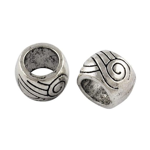 1X Sterling Silver Intricate Bali Bead