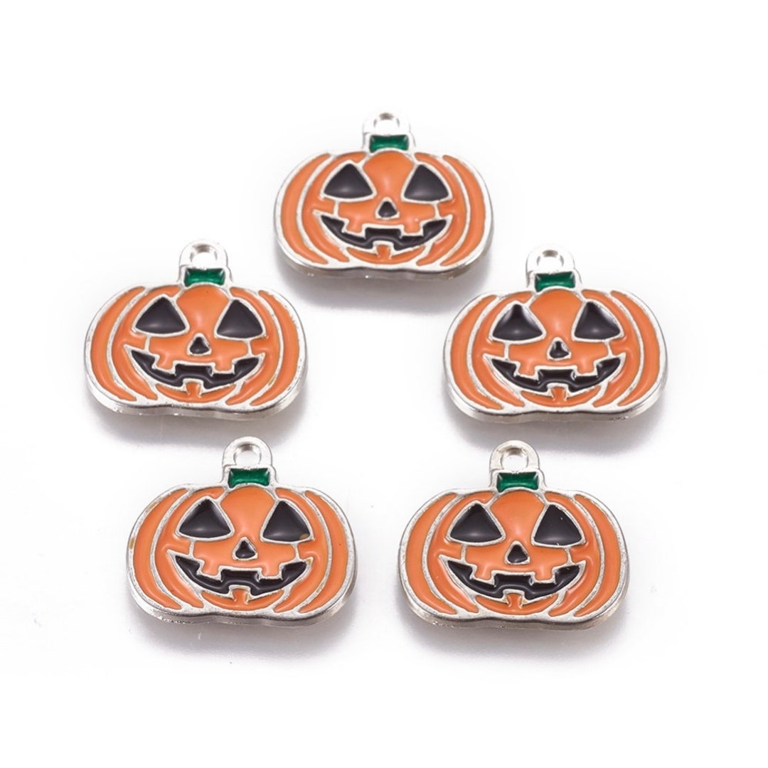 Orecchini A Bottone con Teschio di Zucca in Argento Sterling 925 Punk Street Halloween Clown Orecchini Ear Studs Jewelry