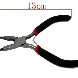 4 in 1 Pliers - Rosary / Round Nose - Stainless Steel - 13cm (5.12 in) - Black