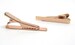 1pc Rose Gold Plated Tie Bars/Clips - 40x5mm Glue Pad 
