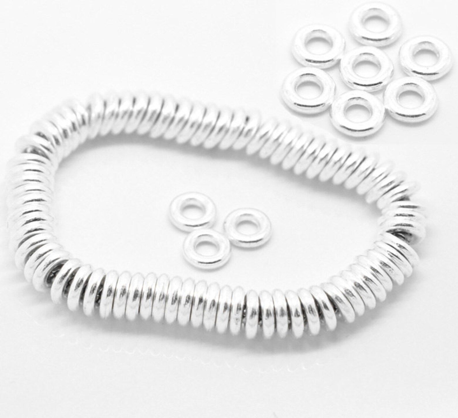 20 Pcs Silver Plated Soldered Closed Jump Rings 8mm 12 Etsy