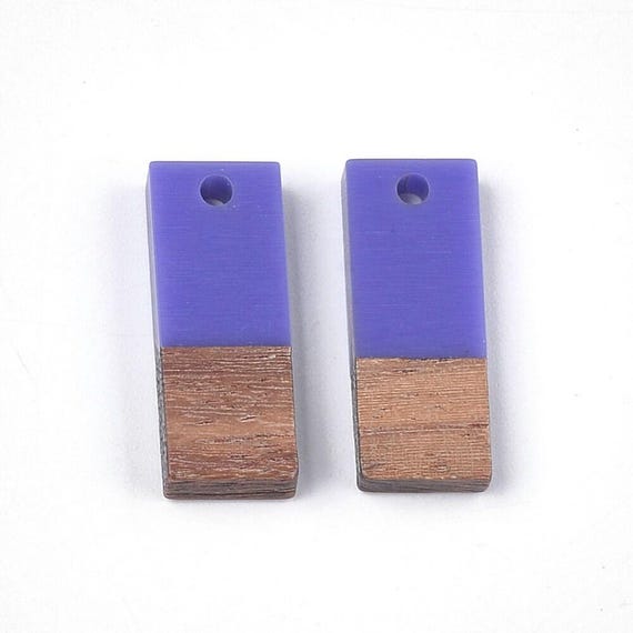Resin & Wood Pendants - Small - Assorted Resin & Wood Pendants - Small - Assorted