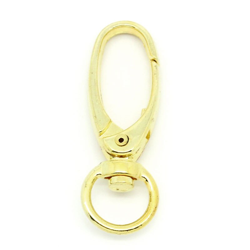 LARGE - 30 pcs. Gold Plated Lobster Swivel Clasps for Key Ring - 41 x…