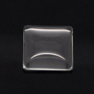 10x Clear Round Thick Glass Dome Cabochons – 22mm – For Pendant Tray Settings – Unbranded