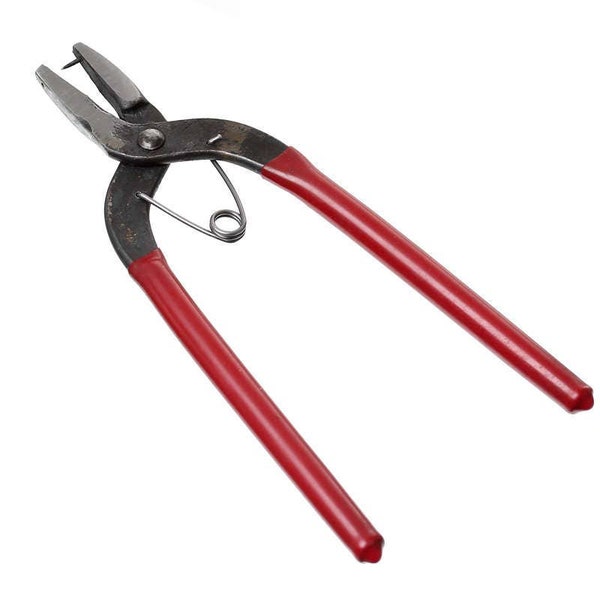 Metal Punch Hole Pliers - Stainless Steel - 16cm (6 1/4 in) - Punches holes in metal findings of 0.7mm thickness (21 Gauge) or less!