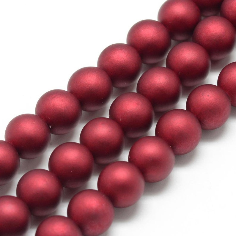 8MM VALENTINES RED BEADS PACK OF 50 ACRYLIC ROUND RED BEADS 8MM VALENTINES RED BEADS PACK OF 50 ACRYLIC ROUND RED BEADS