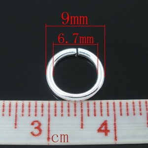 150 Pcs Silver Plated Open Jump Rings 9mm 16 Gauge - Etsy