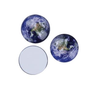 10 Pcs Circle Planet Earth World Solar System Universe Glass Round Dome ...