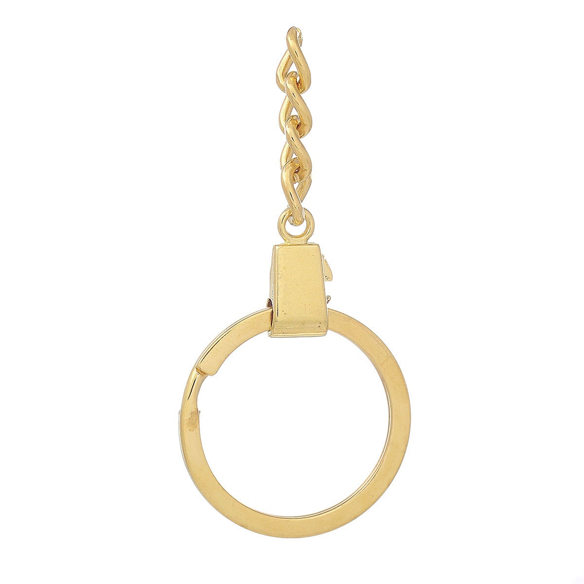 20 Pcs. Gold Plated Circle Split Jump Rings Key Rings With - Etsy