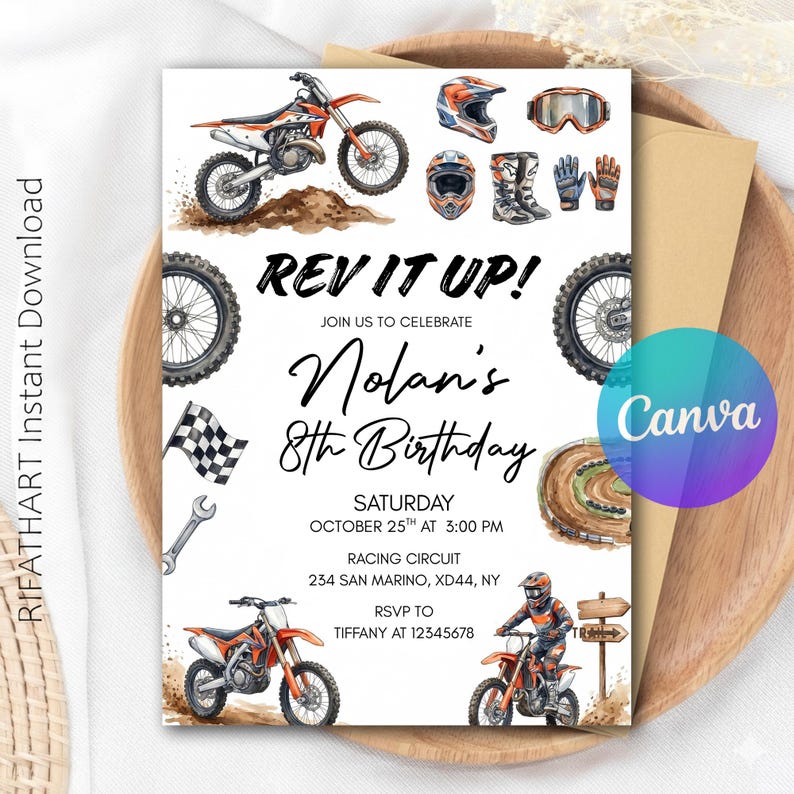 digital invitation, birthday template, editable canva, dirt bike invite, dirt bike invitation, dirt bike birthday, dirt bike party, dirt bike theme, motocross invite, motocross birthday, motorbike invite, boy birthday invite, canva template, bike birthday, editable dirt bike, motocross invitation, monster truck invite, boys party theme, atv dirt bike invite, atv quad invite, 4 wheeler quad, atv bike invitation, atv bike theme, four wheeler invite, racing atv invite, wheels digger invite