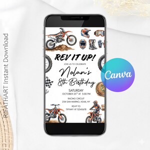 digital invitation, birthday template, editable canva, dirt bike invite, dirt bike invitation, dirt bike birthday, dirt bike party, dirt bike theme, motocross invite, motocross birthday, motorbike invite, boy birthday invite, canva template, bike birthday, editable dirt bike, motocross invitation, monster truck invite, boys party theme, atv dirt bike invite, atv quad invite, 4 wheeler quad, atv bike invitation, atv bike theme, four wheeler invite, racing atv invite, wheels digger invite