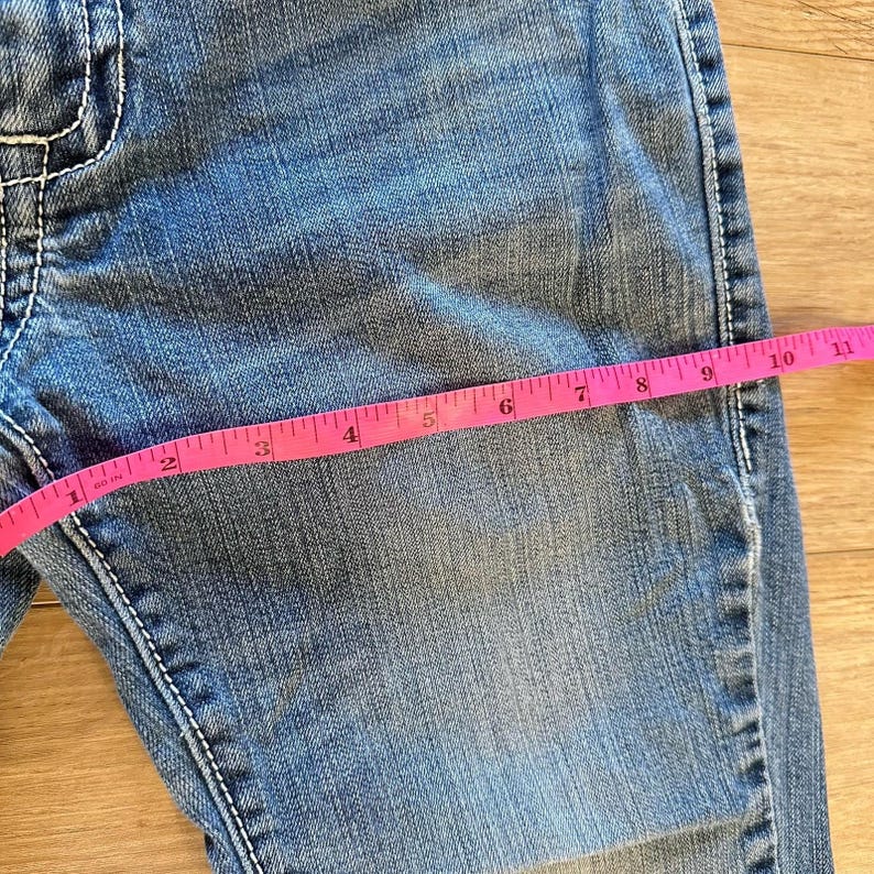 Wrangler Rock 47 Jeans Damen 9 / 10x34 Bootcut Low Rise verschönern Cowgirl LESEN Bild 12