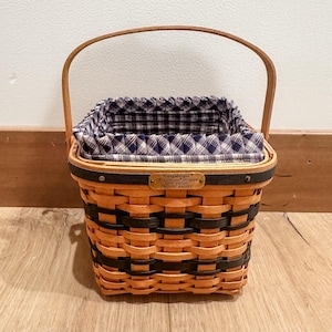 JW Collection LONGABERGER-editie 1999-editie miniatuur mandbeschermer voor twee taarten