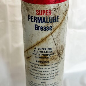 Antique Vintage Amoco Multi-Purpose Grease Tube Grease Can Cartridge 95% Full image 5