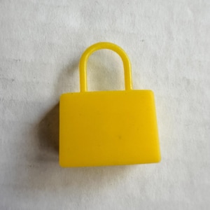Vintage Barbie Kunststoff Gelbe Geldbörse Handtasche 1960