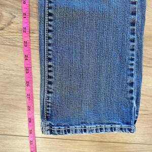 Wrangler Rock 47 Jeans Damen 9 / 10x34 Bootcut Low Rise verschönern Cowgirl LESEN Bild 10