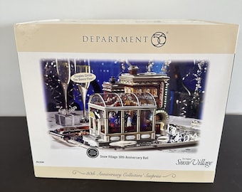 Abt 56 Snow Village 30th Jubiläumskugel # 55399 - Neu