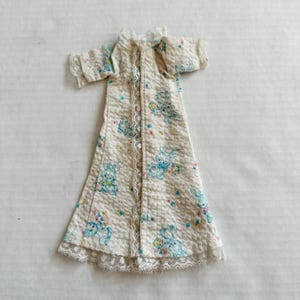 Vintage 1970&#39;s Handmade Barbie Nightgown Robe