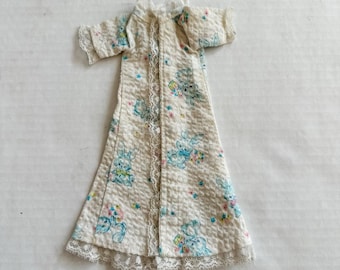 Vintage 1970&#39;s Handmade Barbie Nightgown Robe