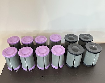 Rizadores eléctricos Conair Velvet Hot Rollers vintage, 2 tamaños, solo repuesto