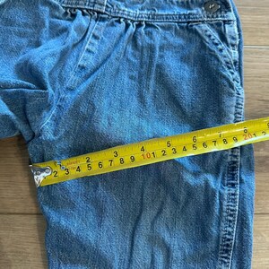 VTG Bebé Niña Niña Denim Grandes Monos 24 Mos Osh Kosh B'Gosh 90's Vestbak imagen 10