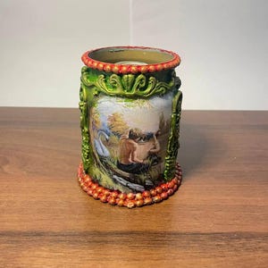 Decorative Bullet Shell Casing | War Artifact Art | Military Home Decor | Gift for Veteran | Upcycled Ammo | Ukrainian Handmade Keepsake