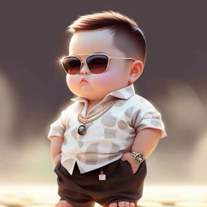 Cool Boss Baby | STL file | 3d printer files | 3d model for printing | 3d printer files | 3d modeling for printing | 3d files | Printable 3d
