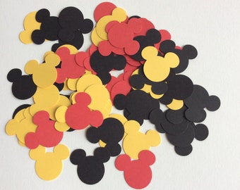 100 Mickey Mouse Confetti  Mickey Mouse Theme Party  Mickey mouse head