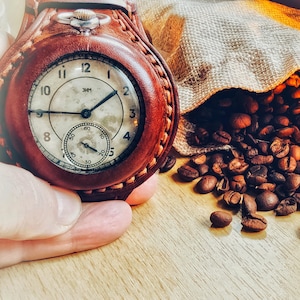 Ww1 Pocket Watch and Leather Strap - Etsy