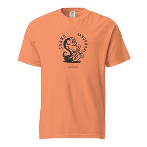 Snake / Saxophone -- &quot;Animals with Instruments&quot; Unisex T-shirt