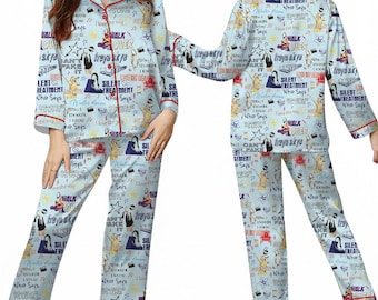 Pijama con bocetos de la gira Stars Align de Freya Skye, camiseta Nova Bright de "El amanecer de los vampiros", gira Descendants Zombies World Collide