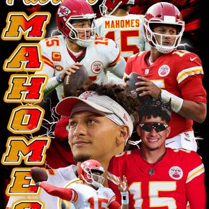 Patrick Mahomes T Shirt Design PNG Instant Download 300 Dpi