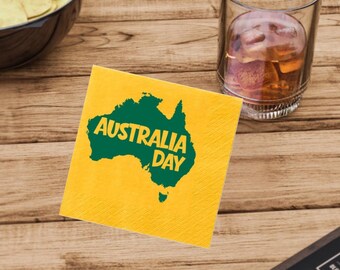 Australia Day Napkins - Packs of 50