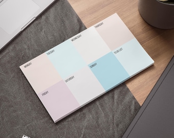 Wochenplaner Post-it® Notizblock, To-Do Liste bunt