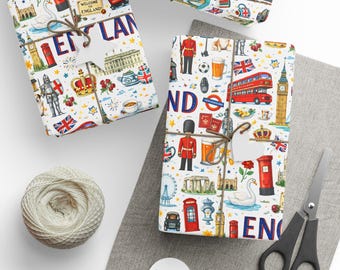 England Icon Wrapping Paper