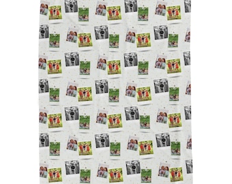 Manta personalizada con foto de campamento / Manta de felpa de terciopelo personalizada / Regalo para recuerdos de campamento / Regalo para campamento de verano / Manta de campamento para niños