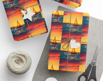 Martha's Vineyard Wrapping Paper | Sailboat Gift Wrap