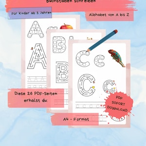 Worksheets for writing the alphabet