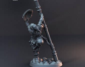 Menschliche Mönche (3 Varianten) - 32 mm Mensur - Ultrafeine 0.06 mm Detailgenauigkeit - Schweizer Herstellung - Unbemalt - Arbiter Miniatures