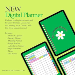 Scout Digital Planner & 300 Digital Planner Stickers Download | For iPad and Goodnotes