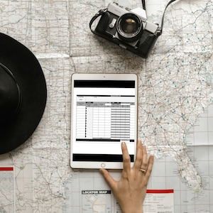 Pilot Navigation Log | VFR & IFR Flight Planner PDF | Editable and Printable Pilot Logbook| Digital Navigation Log Download