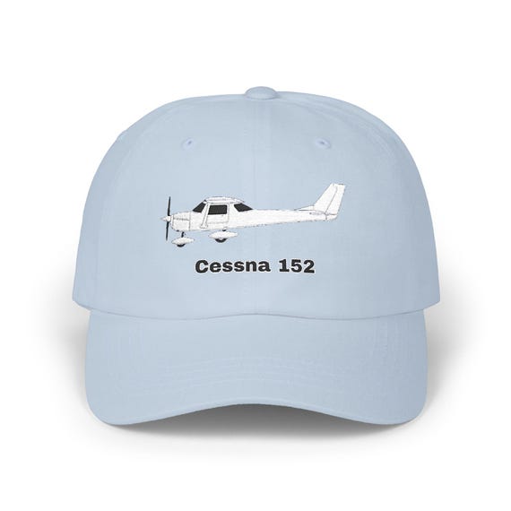 Embroidered Cessna 152 Cap: Aviation Dad Hat, Pilot Gift