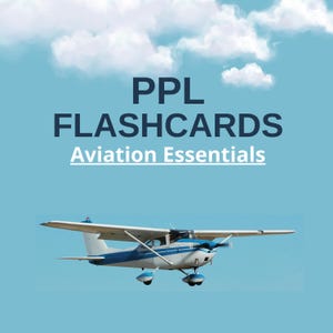 FAA PPL Flashcards - Private Pilot License Study Tool for Student Pilots | Theory Exam prep Digital Download