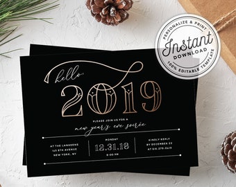 art deco invitations etsy