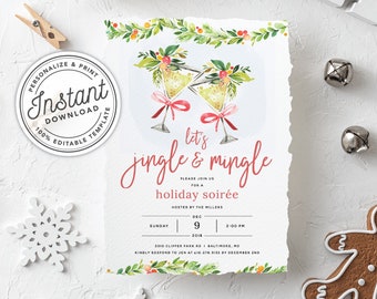 soiree invitation etsy