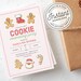 Printable Christmas Cookie Decorating Birthday Party Invitation INSTANT ...
