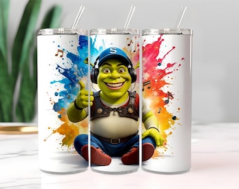 Hulk-beker, cartoonbeker Music Lover, drinkgerei hoofdtelefoon (20 oz mager)